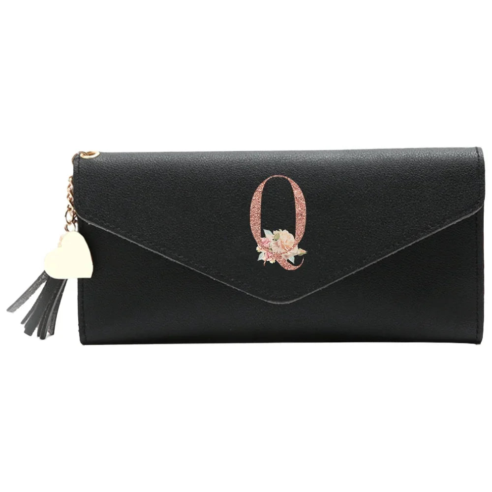 Wallet Black Small Leather Coin Purse Blocking Wallet