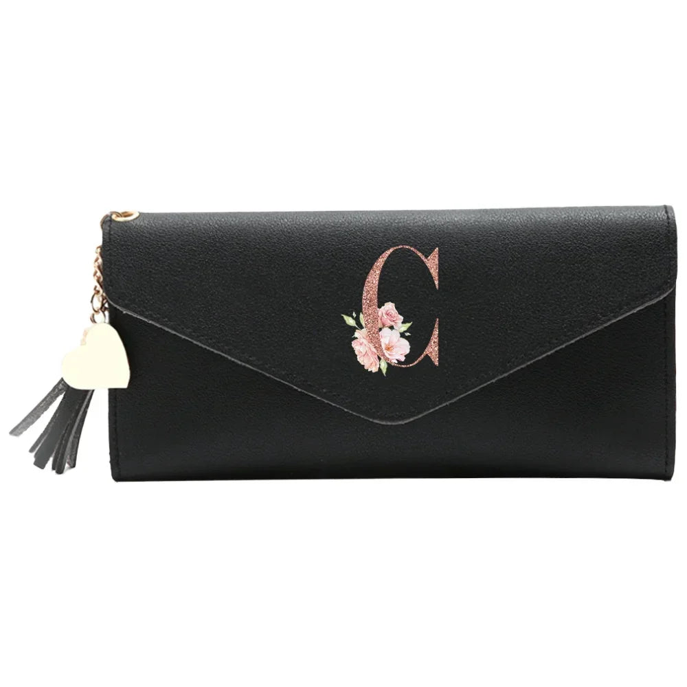 Wallet Black Small Leather Coin Purse Blocking Wallet