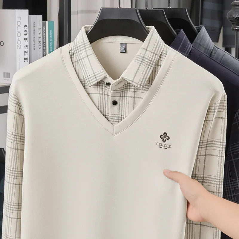 TFETTERS Long Sleeve Polo Shirt