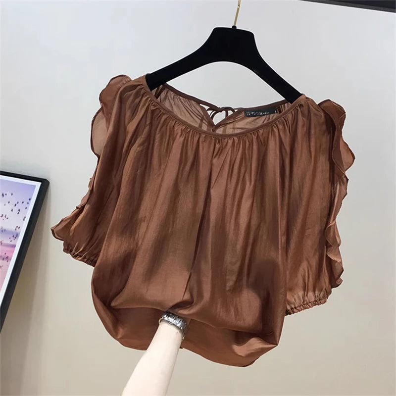 Women's Cold-Shoulder Blouses