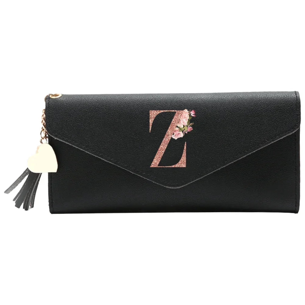 Wallet Black Small Leather Coin Purse Blocking Wallet