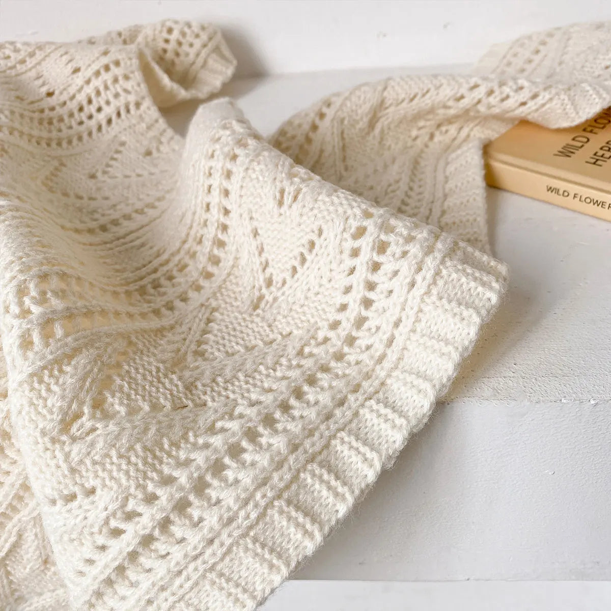 Korean Leisure Versatile Knitted Shawl Summer Air Conditioning Fake Collar Neck Cape Shoulder Solid color Scarf