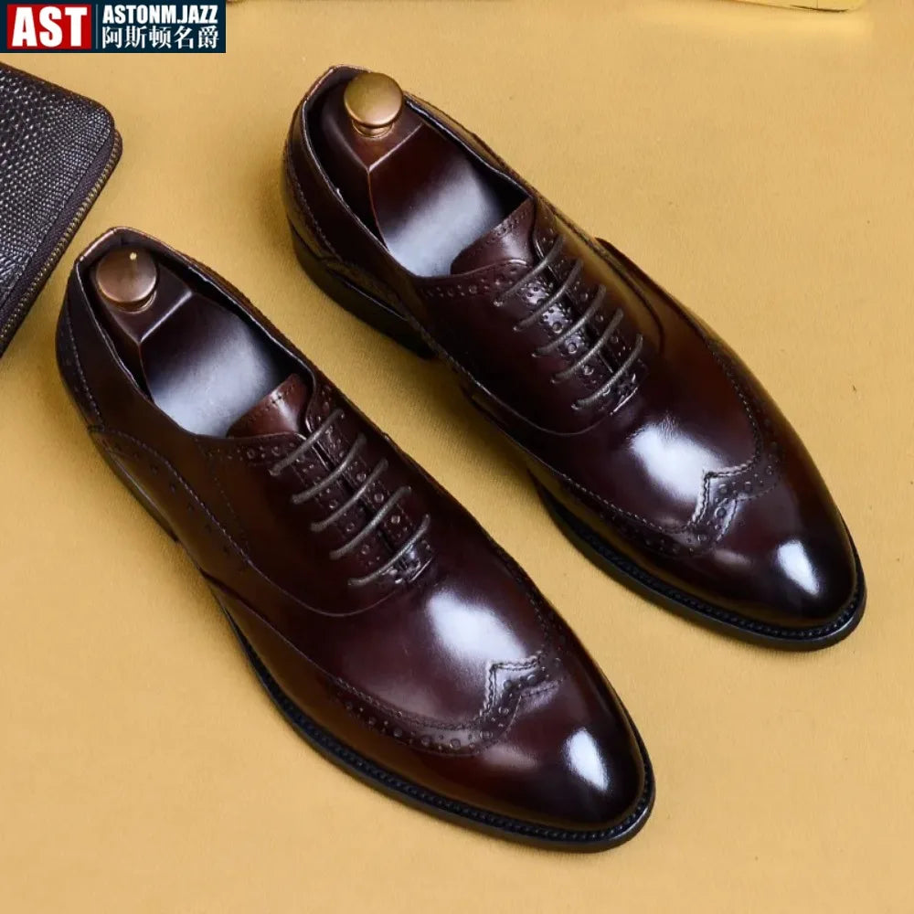 Classic Brogues Leather Shoes