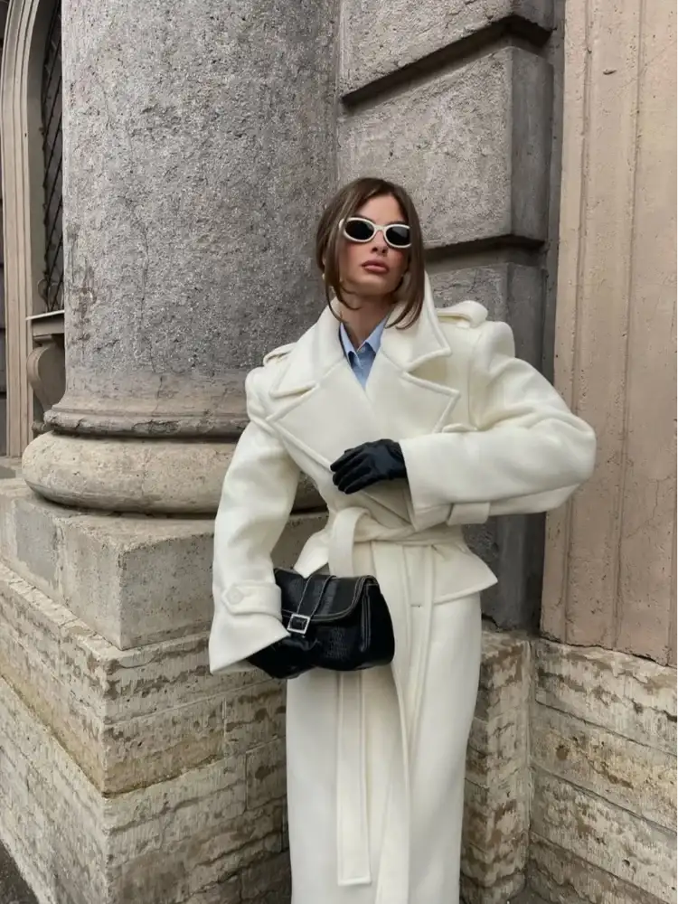 Women's Belt Long Trench Overcoats