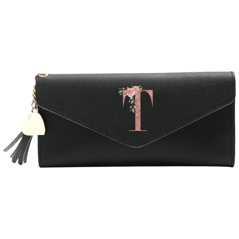 Wallet Black Small Leather Coin Purse Blocking Wallet