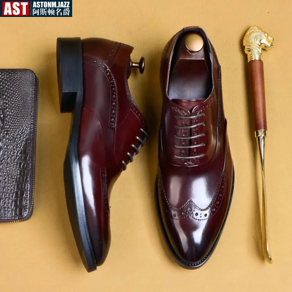 Classic Brogues Leather Shoes
