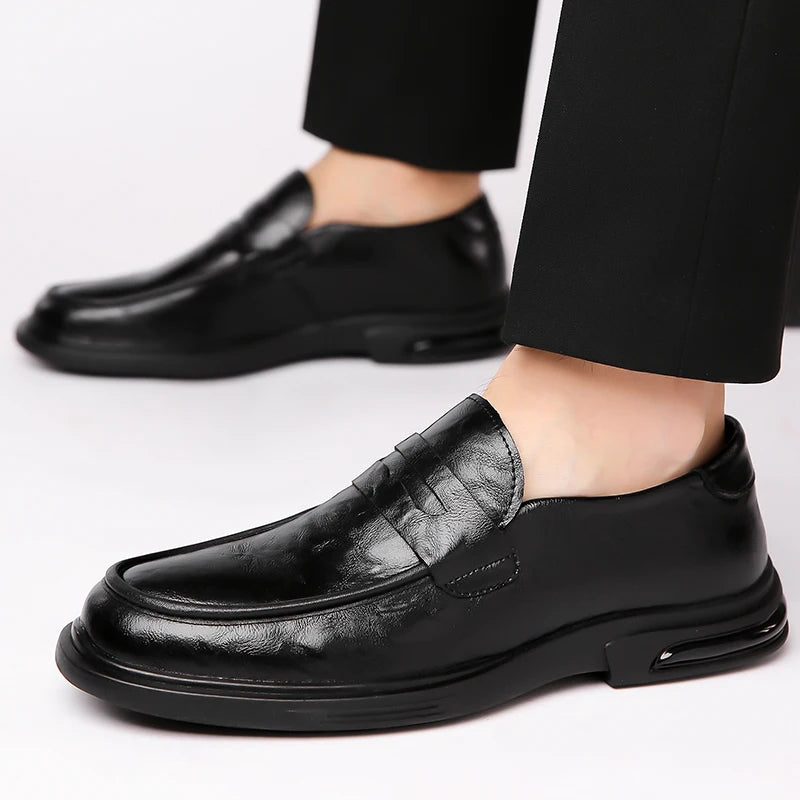 High Quality Fashionable Loafers Leather Men Business Formal Casual Leather Shoes