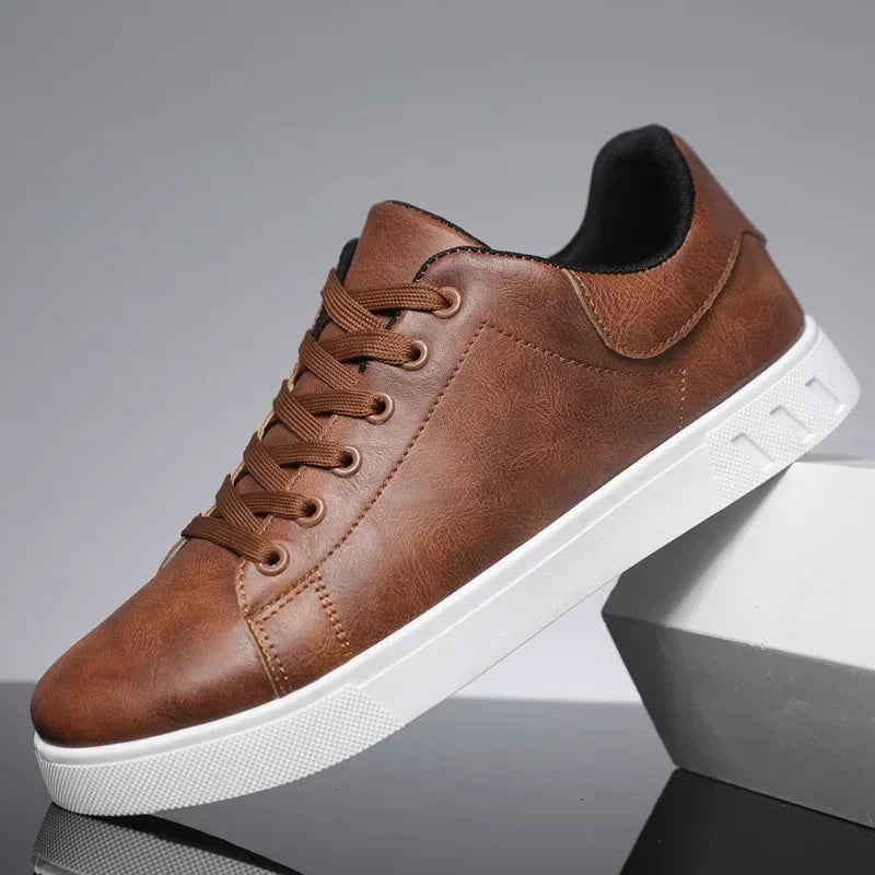 Classic Men  All-match Platform Leather Casual Shoes