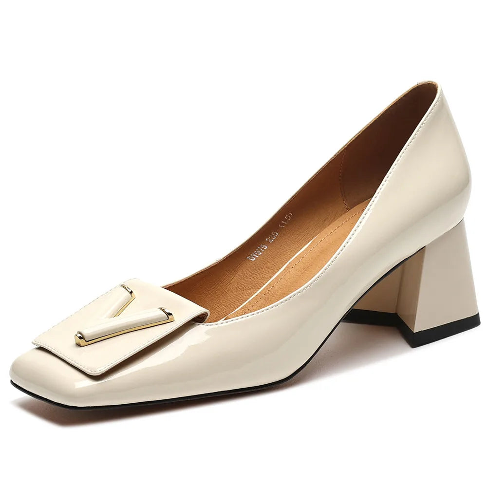 Fashion Genuine Leather Pumps