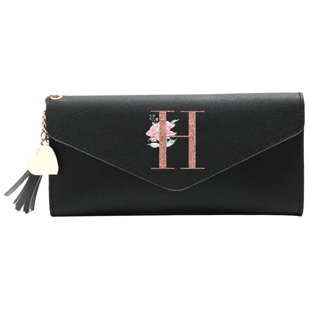 Wallet Black Small Leather Coin Purse Blocking Wallet