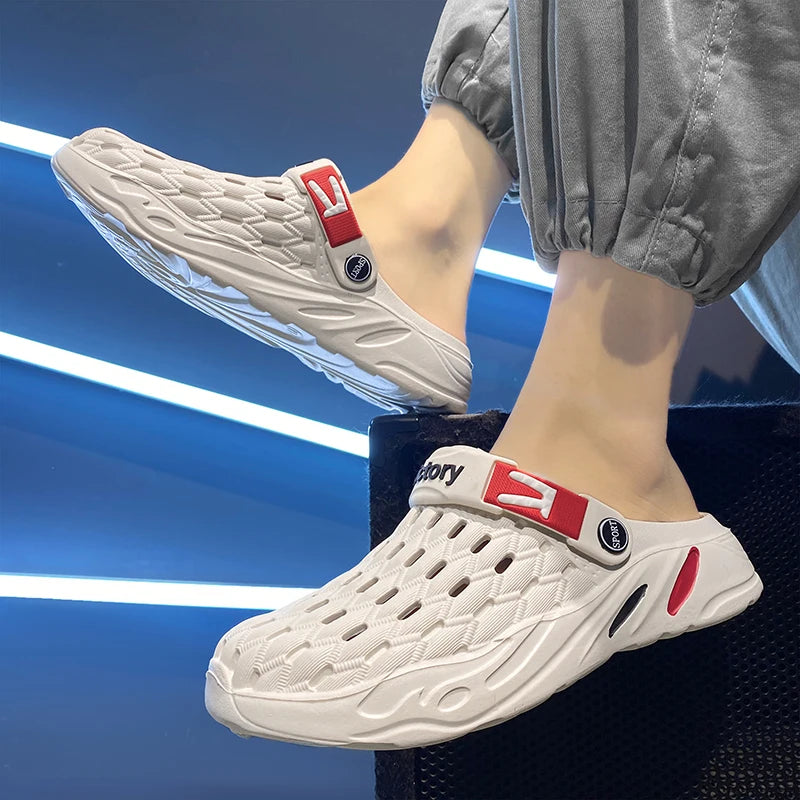 Flat Sandals Men Shoes 2025 Slippers