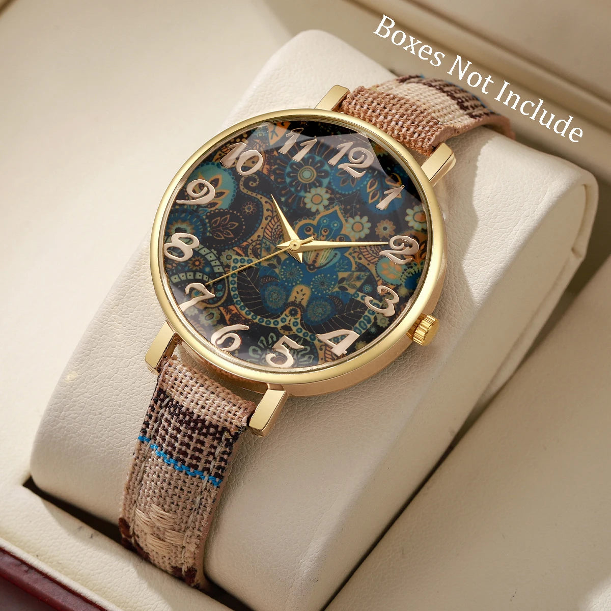 Fashion Women Leather Strap Quartz Wristwatch