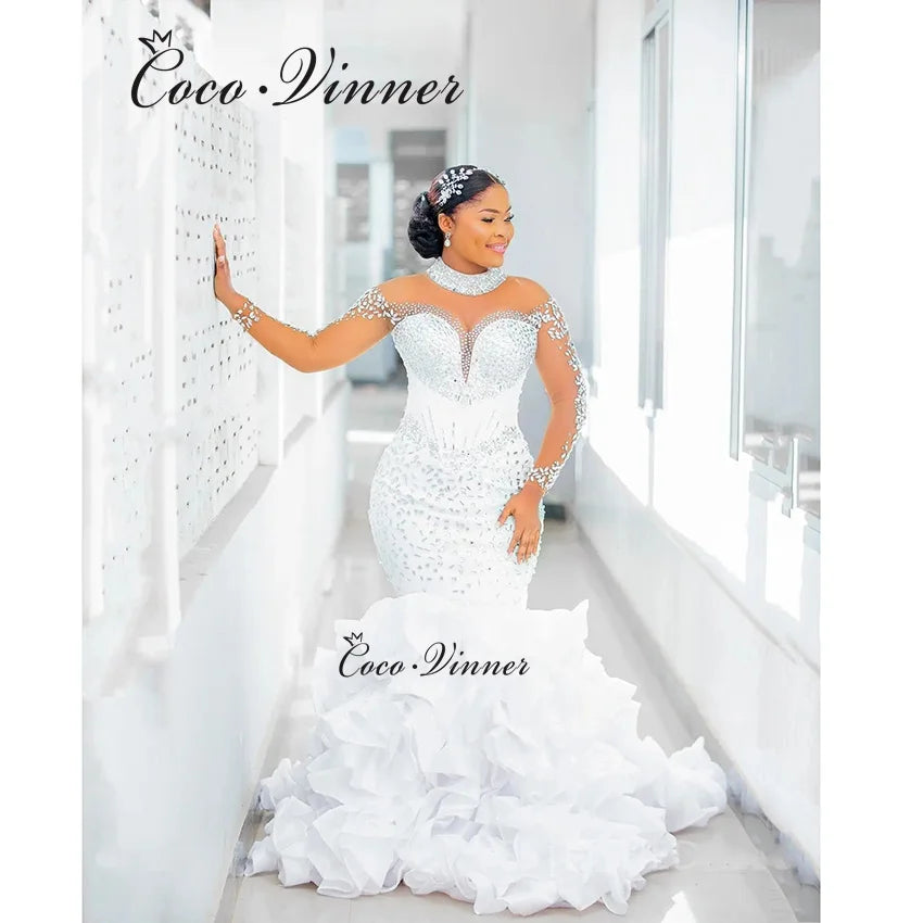 Customized Luxury Mermaid Wedding Dresses