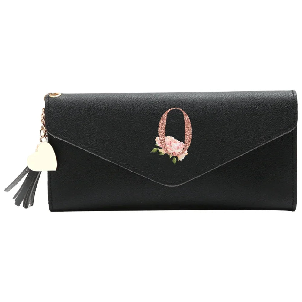 Wallet Black Small Leather Coin Purse Blocking Wallet