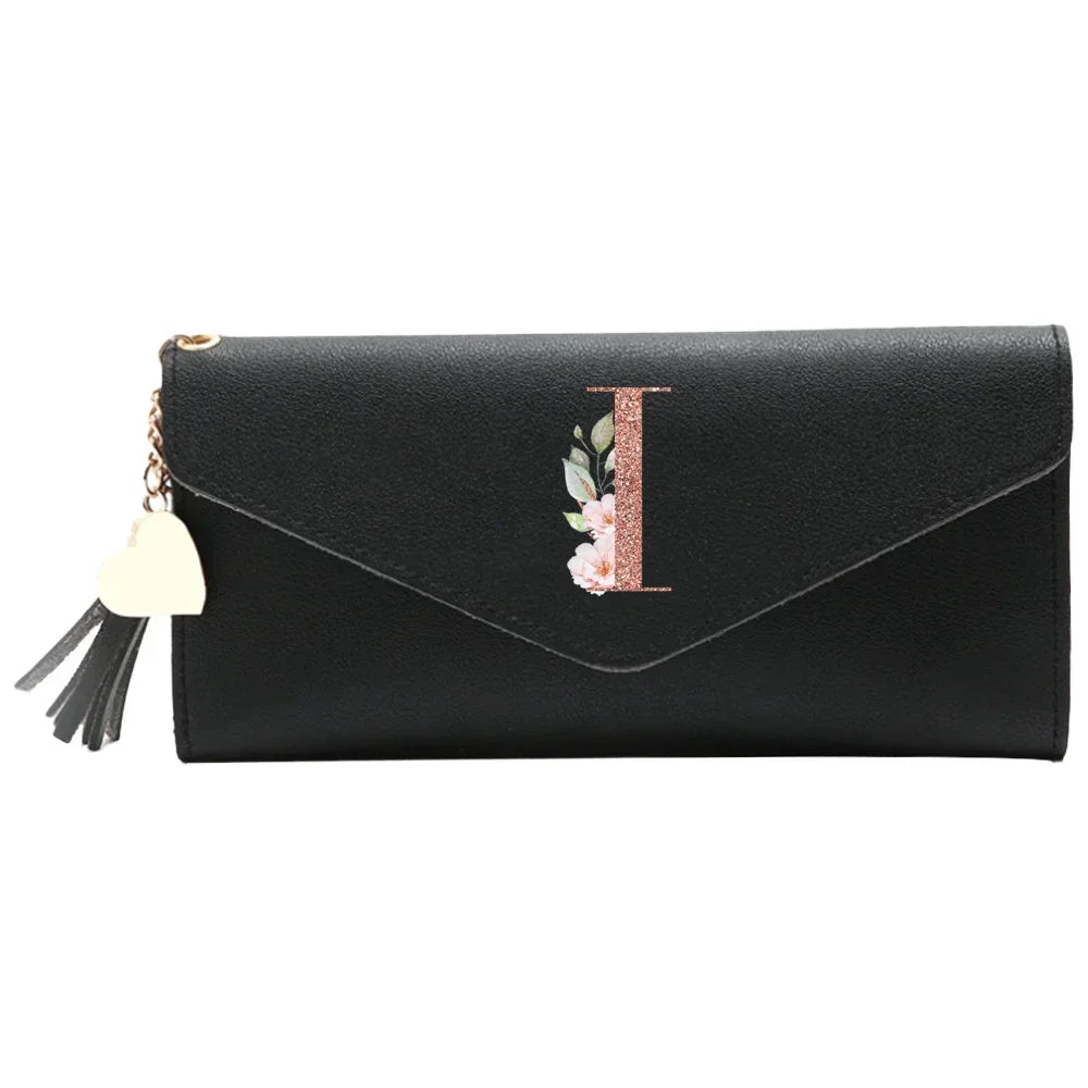 Wallet Black Small Leather Coin Purse Blocking Wallet