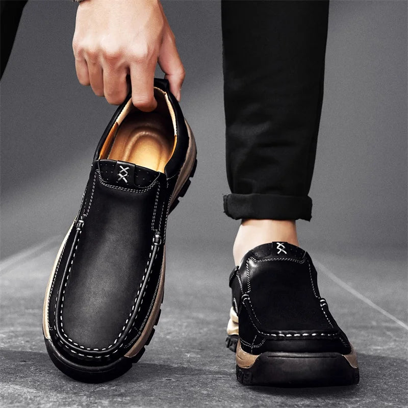 Stylish Men's Leather Loafers