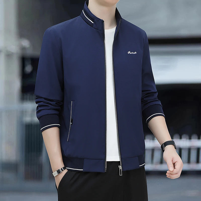 Spring Autumn New Men Lapel Jacket