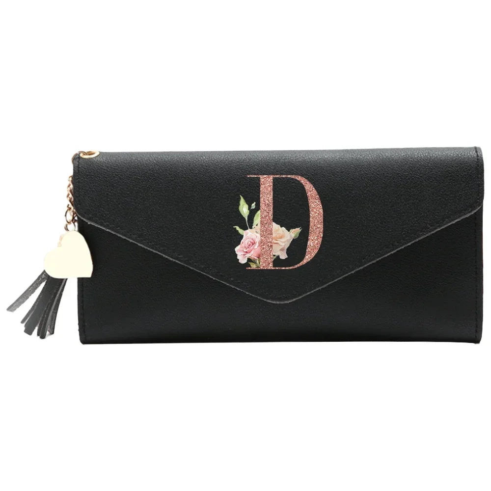 Wallet Black Small Leather Coin Purse Blocking Wallet