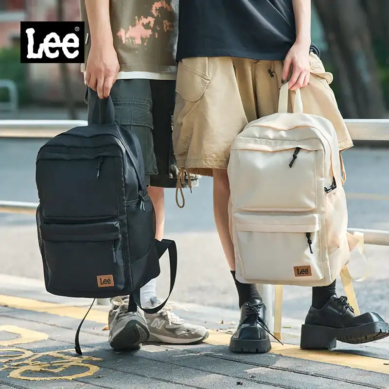 LEE Classics Black Unisex College Student School Bag