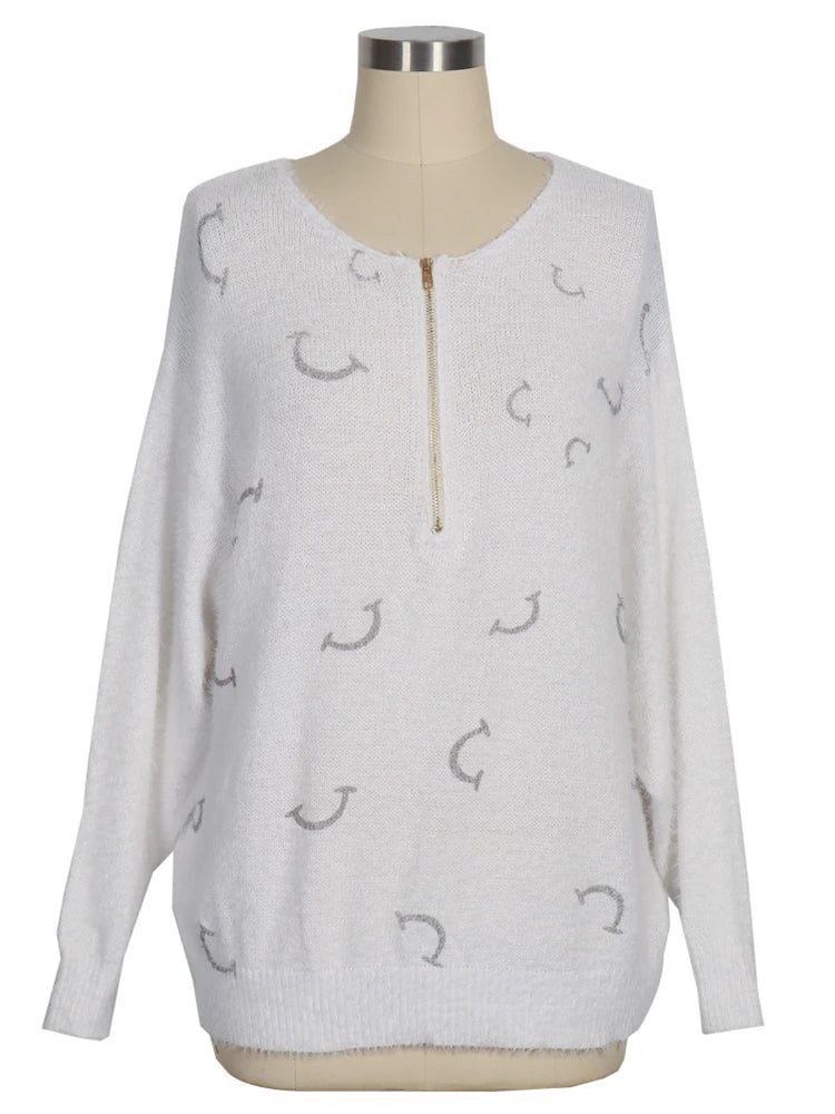 Women's V Neck Long Sleeve Sweater