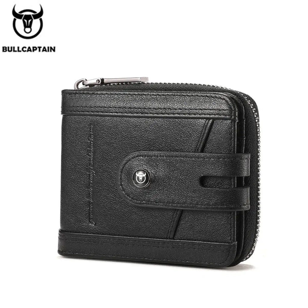 Genuine Leather Men's Bifold Wallet