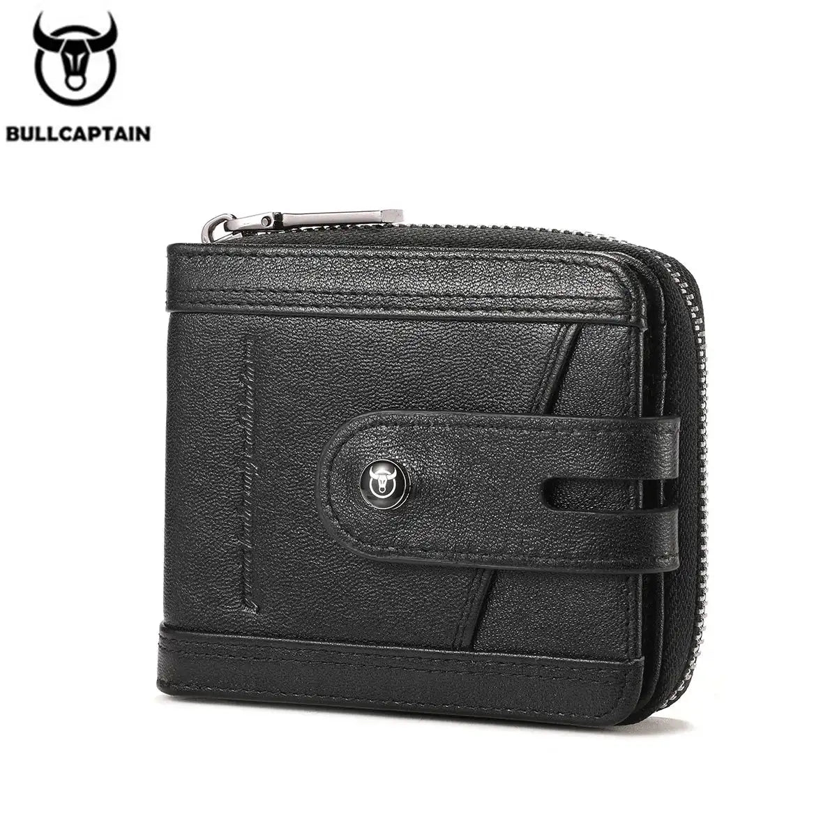 Genuine Leather Men's Bifold Wallet