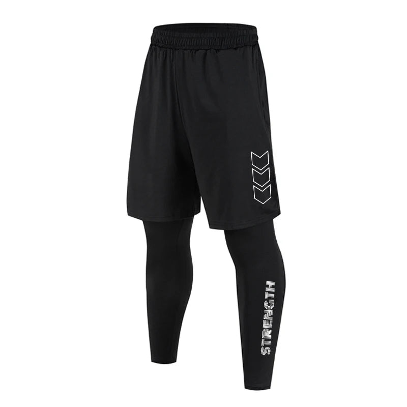 Men Training Athletic Pants Quick Dry Running Leggings