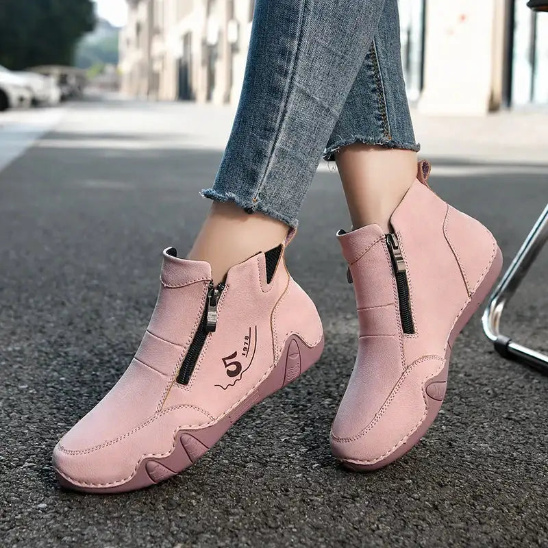 New Spring Women Ankle Boots Outdoor Casual Walking Boots