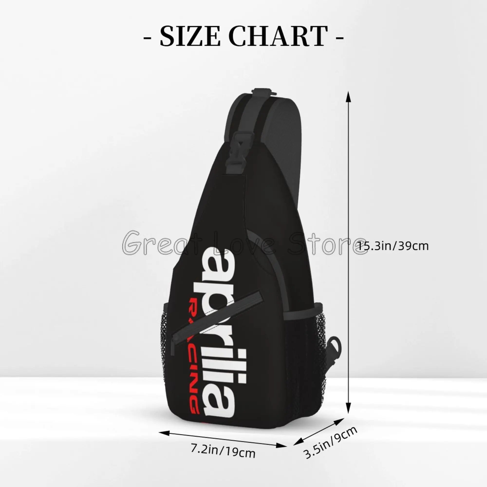 Custom Racing Logo Print Chest Bags