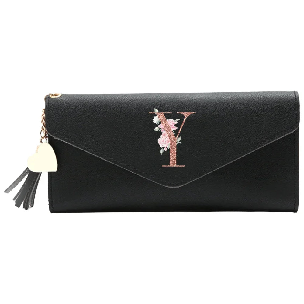 Wallet Black Small Leather Coin Purse Blocking Wallet