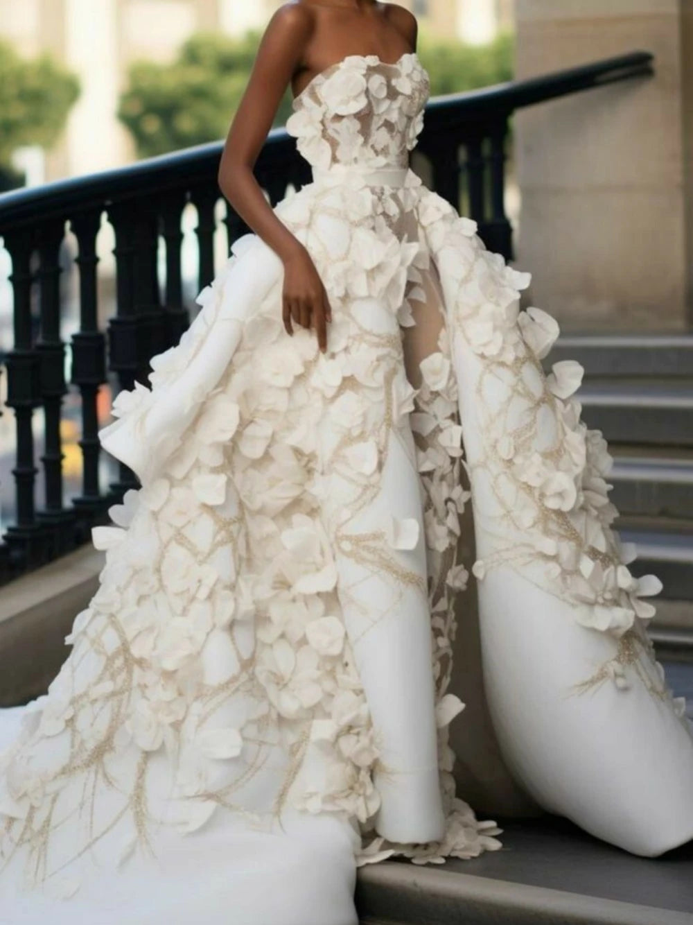 Romantic Strapless Wedding Dresses