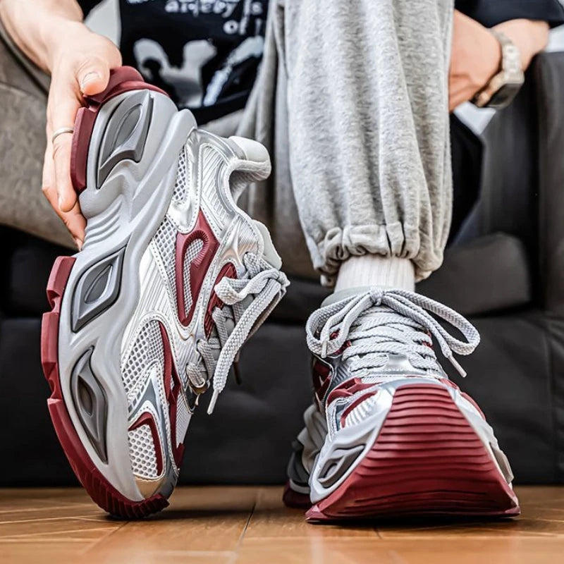 Low-Top Thick Platform Man Casual Sneaker