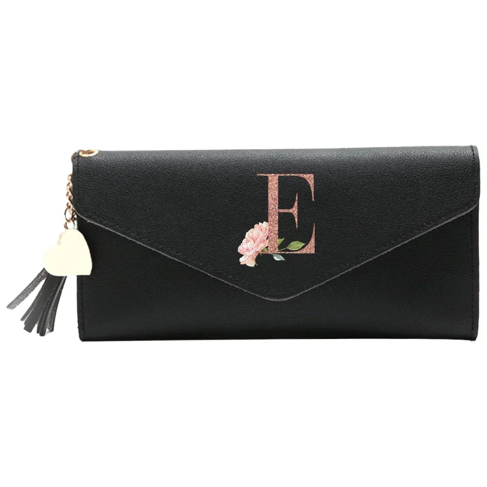 Wallet Black Small Leather Coin Purse Blocking Wallet