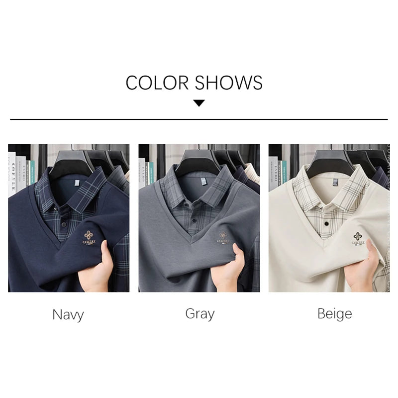 TFETTERS Long Sleeve Polo Shirt