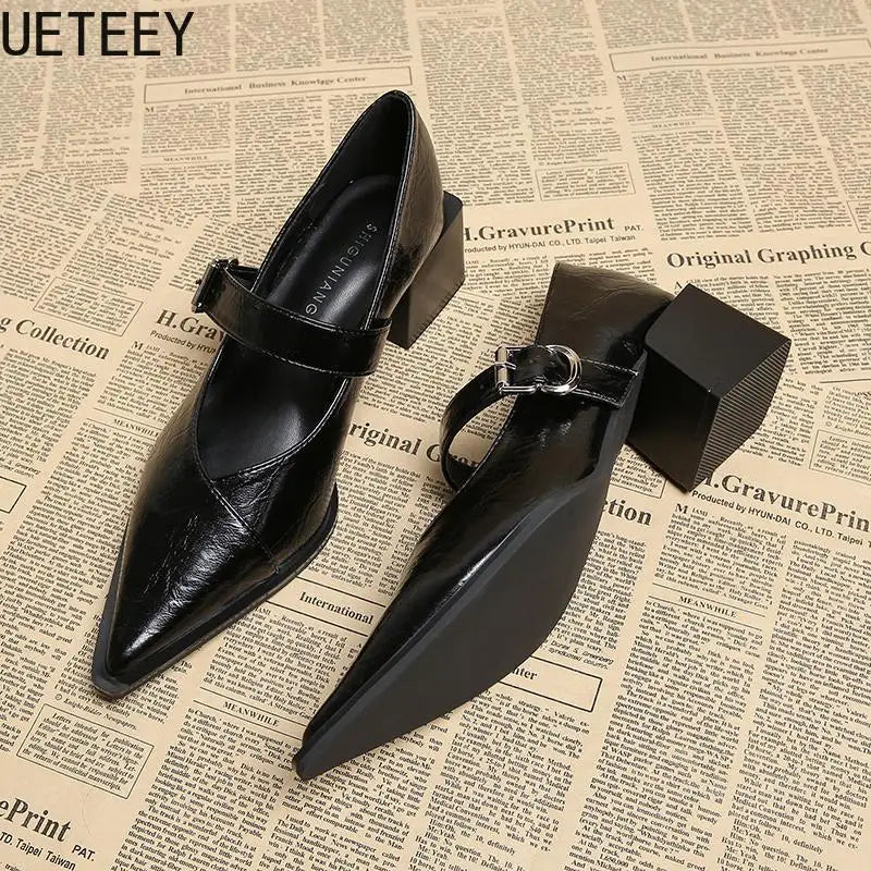 Designer Vintage Pointed-Toe Shoes