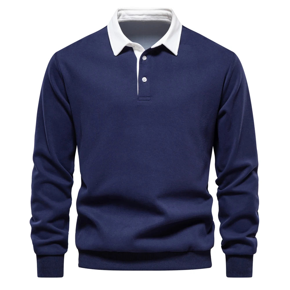 Fashion Design Polo Neck Sweatshirts for Men
