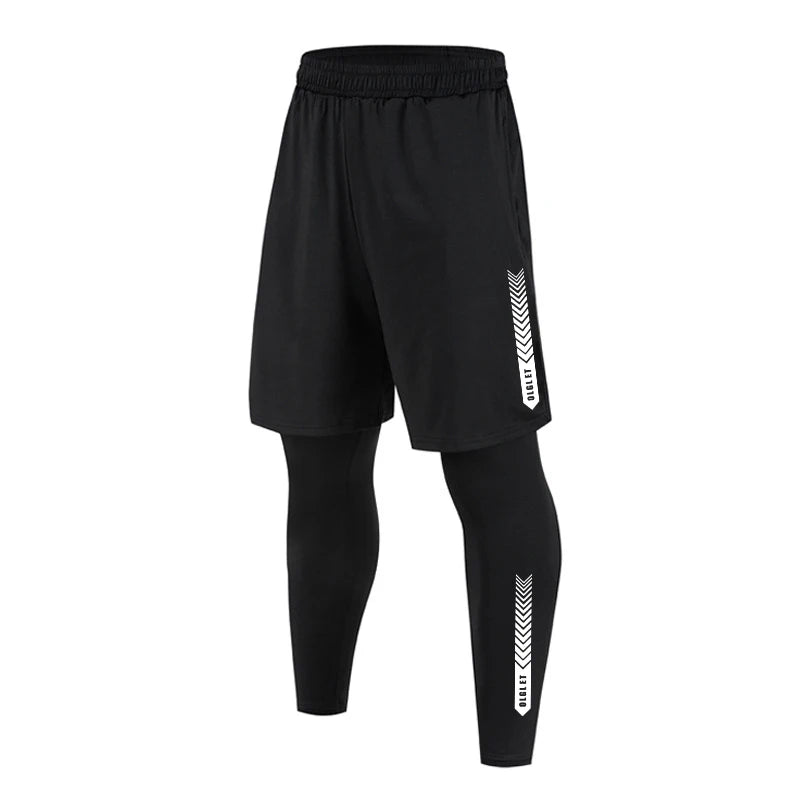 Men Training Athletic Pants Quick Dry Running Leggings