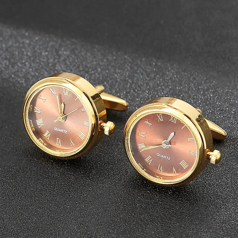 Stainless Steel Classic Men's French Shirts Suits Cufflinks