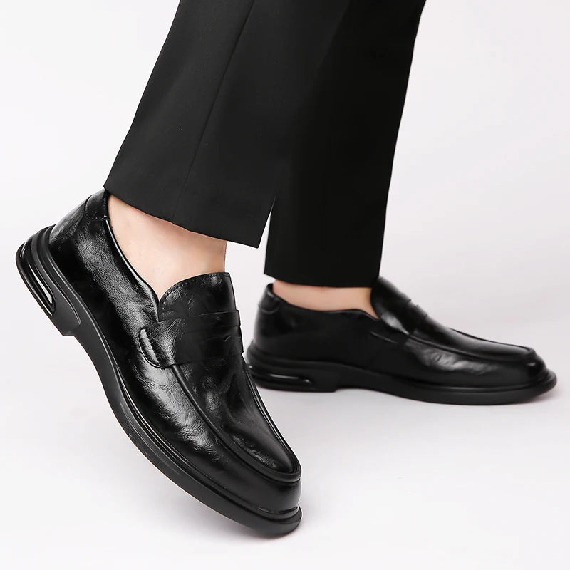 High Quality Fashionable Loafers Leather Men Business Formal Casual Leather Shoes
