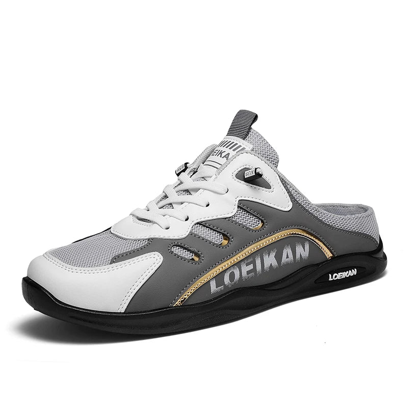 Men's plus size casual mesh slippers