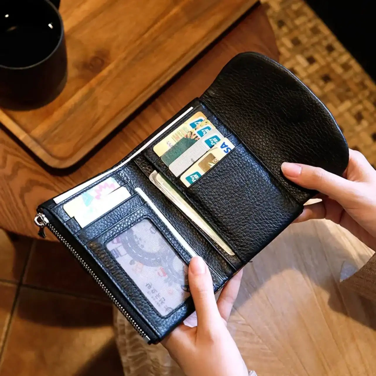 New Short Women's Wallet Coin Pocket Leopard Pattern Women's Wallet