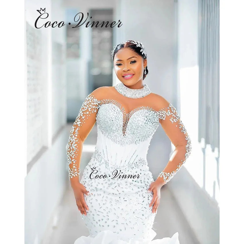 Customized Luxury Mermaid Wedding Dresses