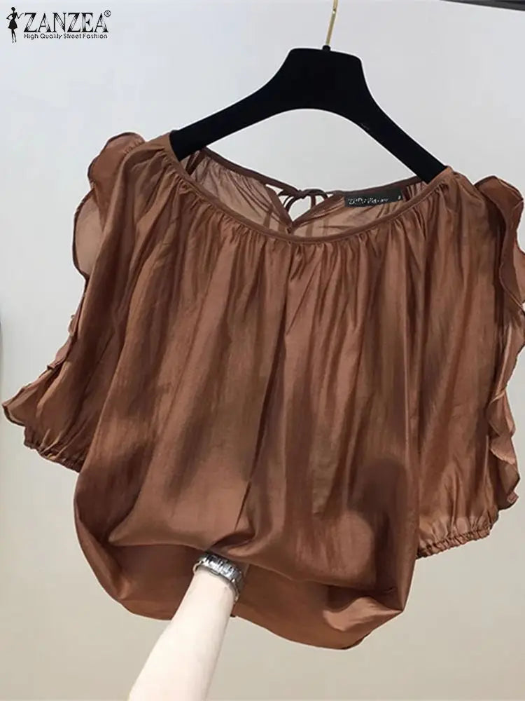 Women's Cold-Shoulder Blouses