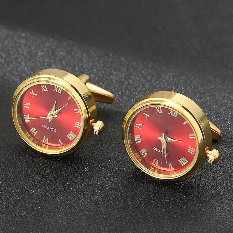 Stainless Steel Classic Men's French Shirts Suits Cufflinks