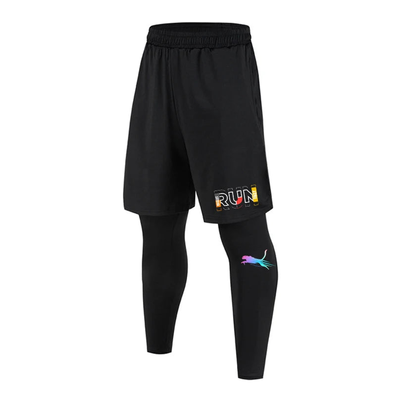 Men Training Athletic Pants Quick Dry Running Leggings