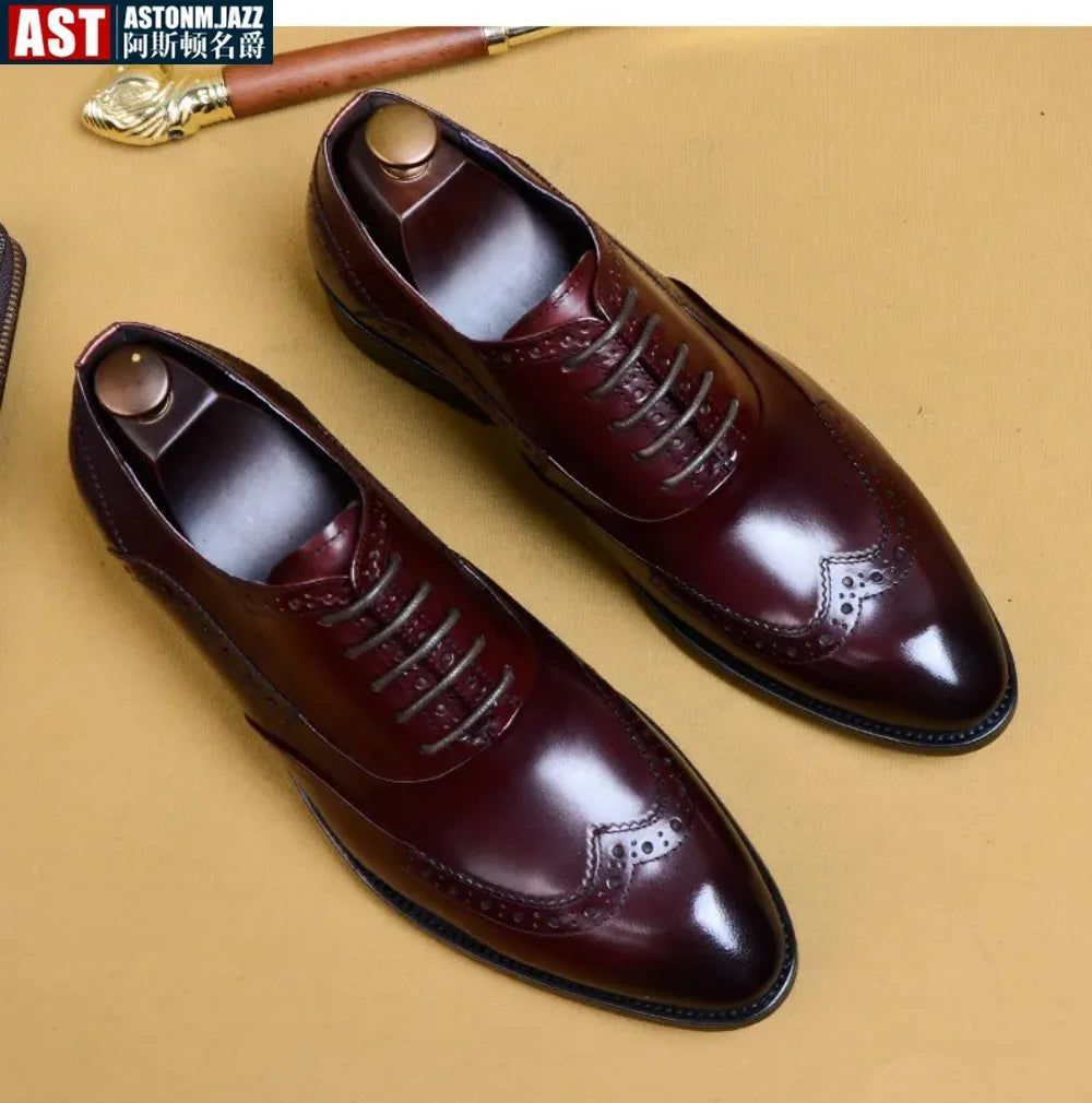 Classic Brogues Leather Shoes