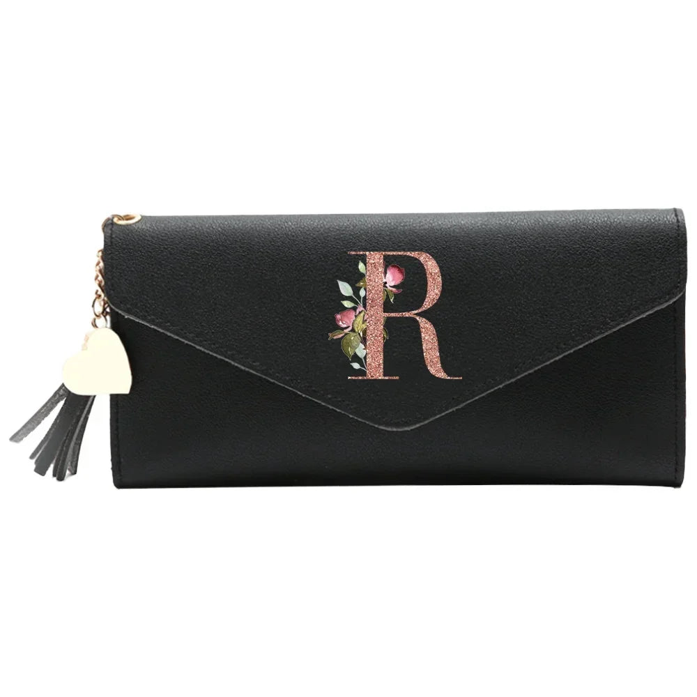 Wallet Black Small Leather Coin Purse Blocking Wallet