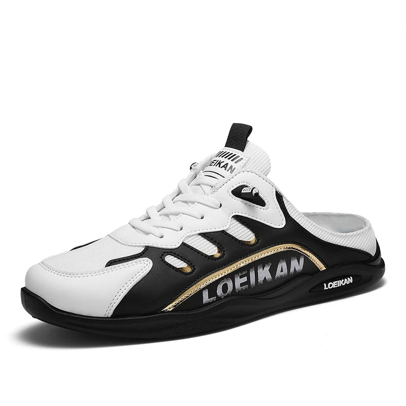 Men's plus size casual mesh slippers