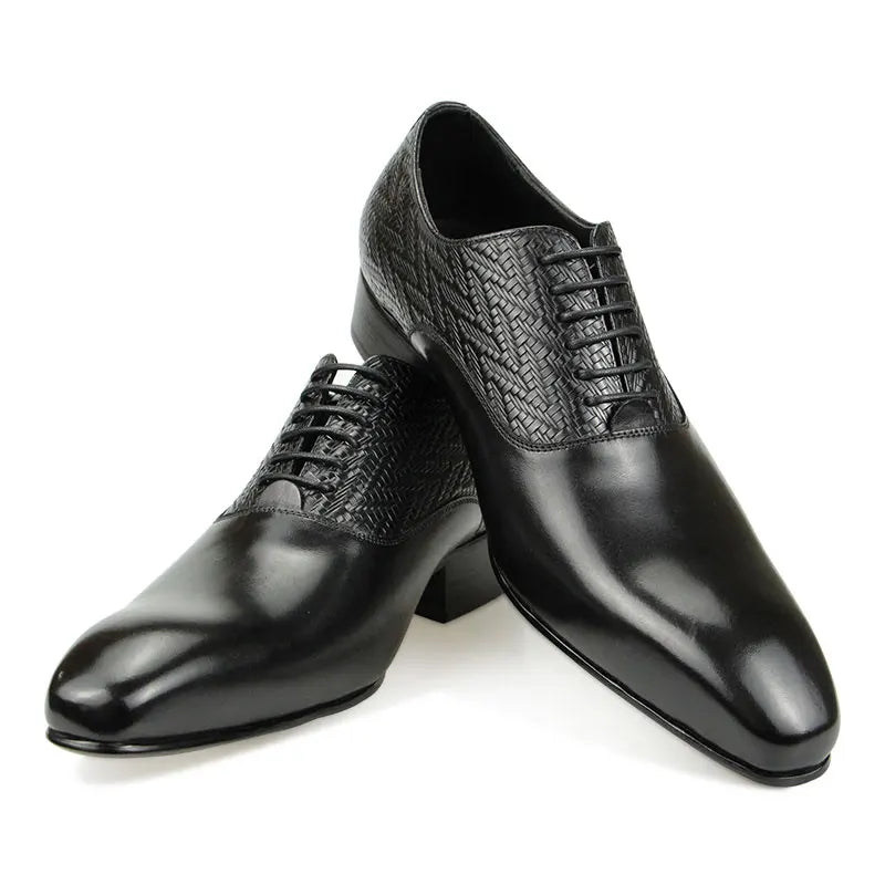High Grade Black Leather Shoe