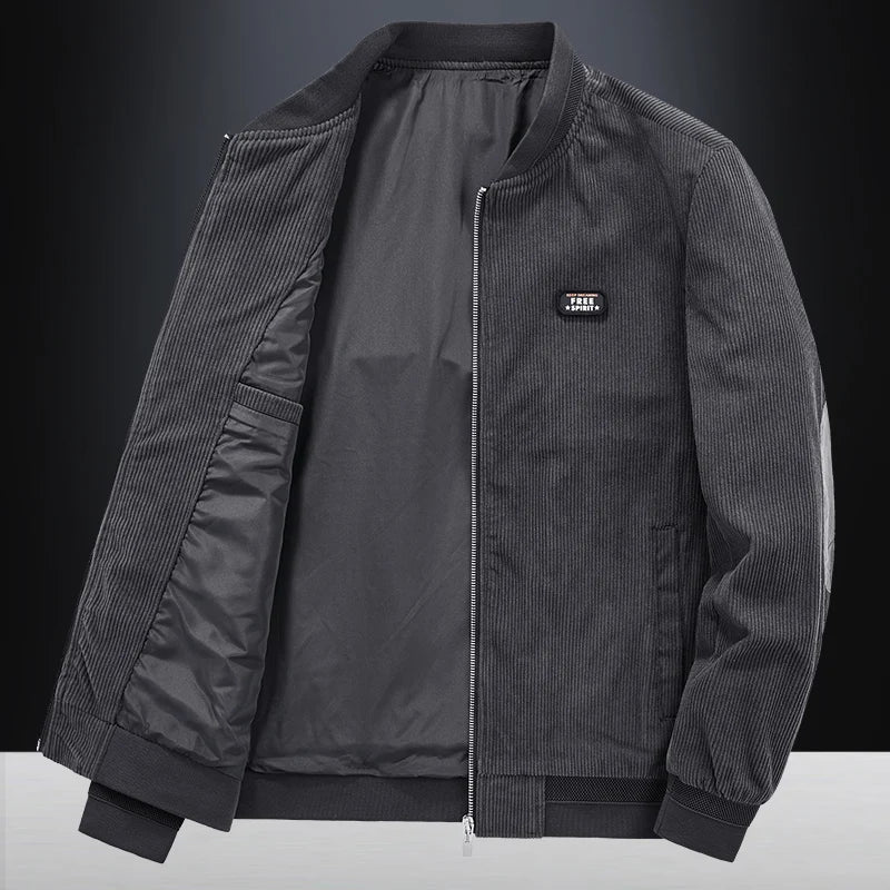 Men Fashion Slim Bomber Windbreaker Jackets Coat